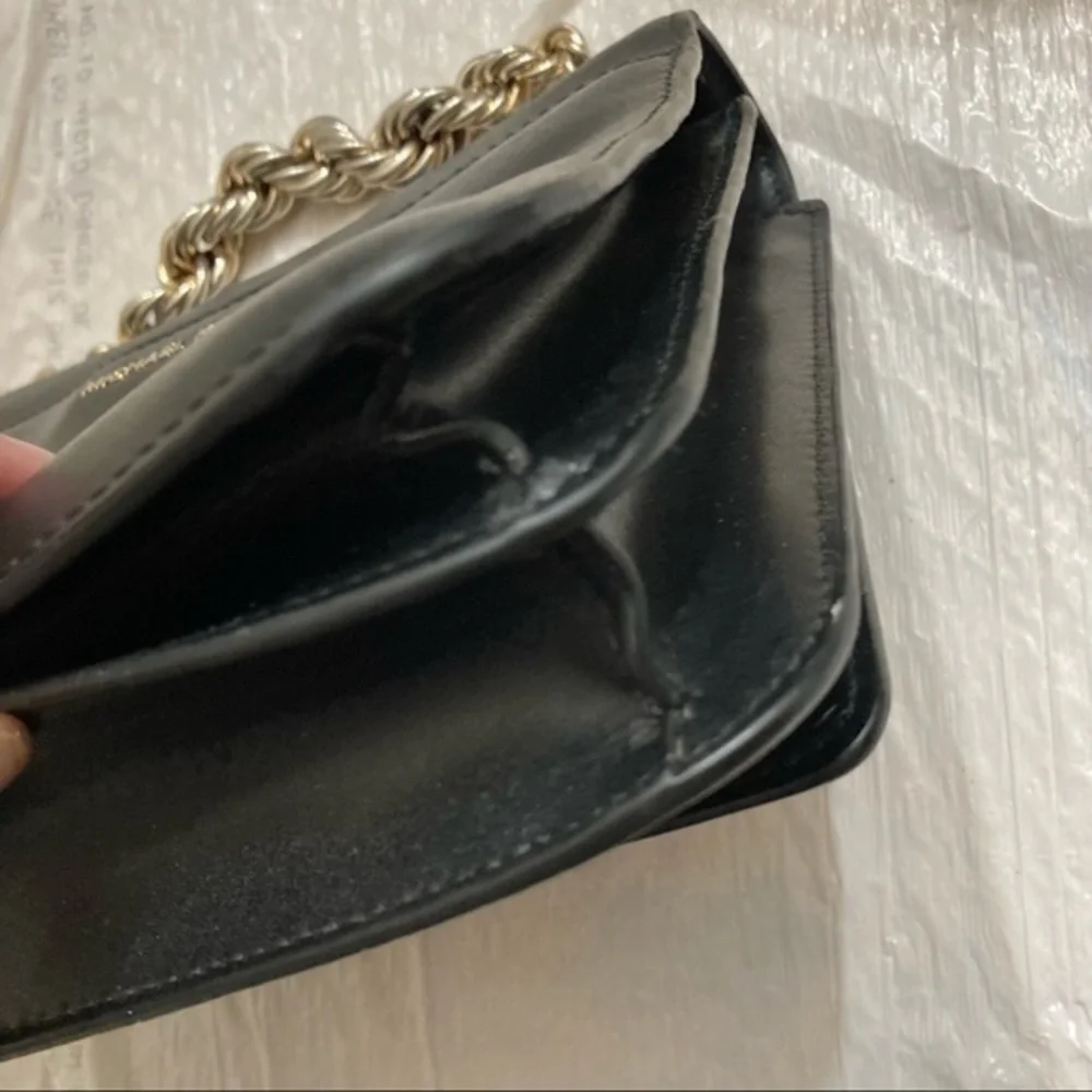Michael kors black leather shoulder bag “cool”